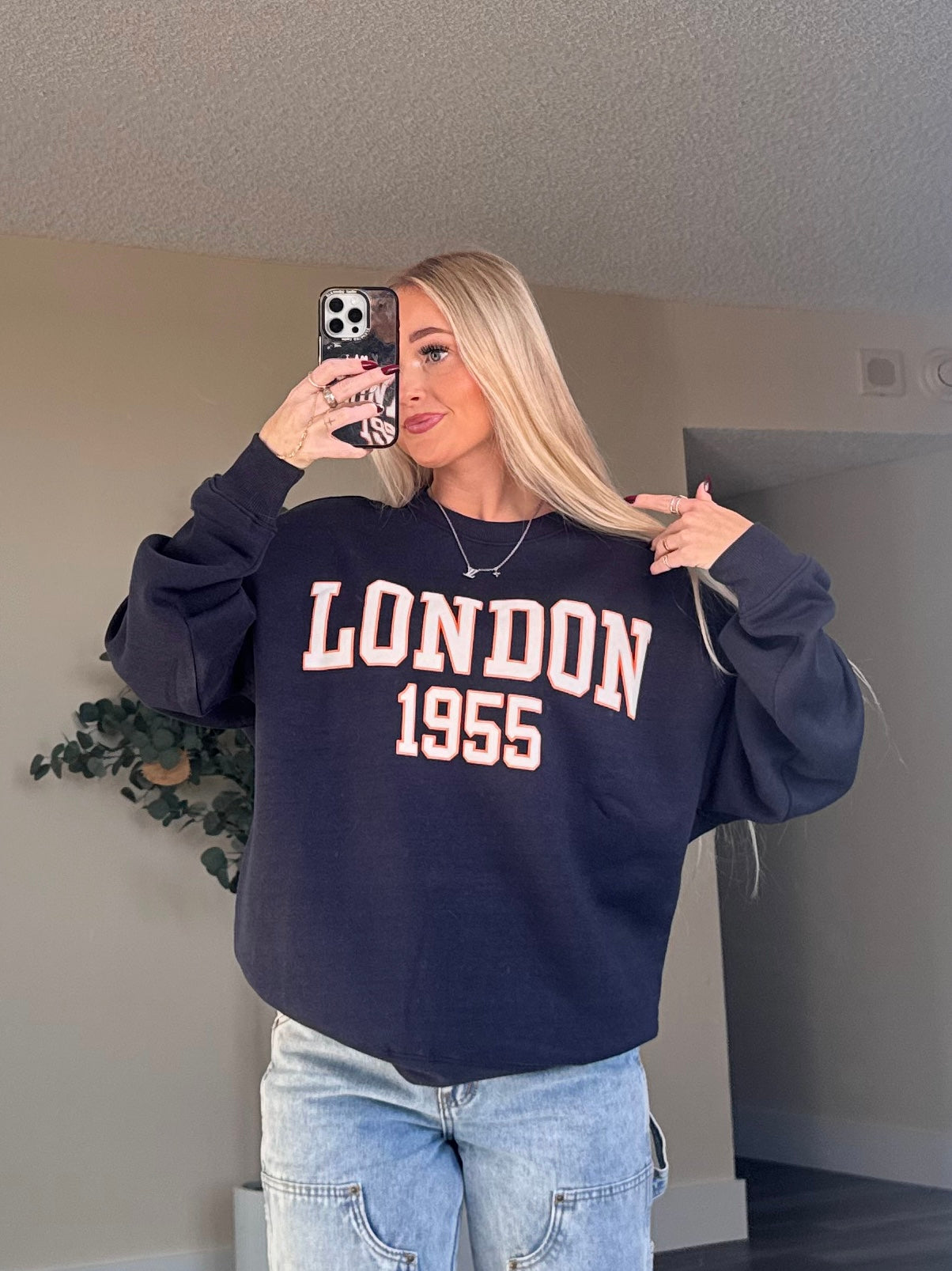 London Navy Sweatshirt