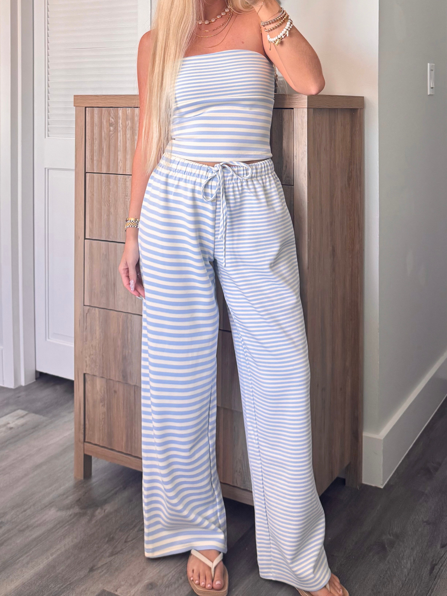 Hallie Striped Set